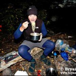 Permalink to Cell Phones in the Wilderness Bryan Hansel eats noodles in the BWCA.