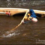 Dave McKinney having fun. Dave said about this yak,"I can give it a ringing endorsement,it is an awesome boat, I had the chance to paddle it at Meet at the Beach two weeks ago, comfortable, rolls easily, tracks in wind and loads of room for trips. Probably my next boat after my Outer Island is finished."