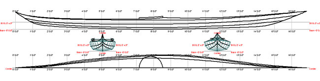 Goodnow kayak linesplans.