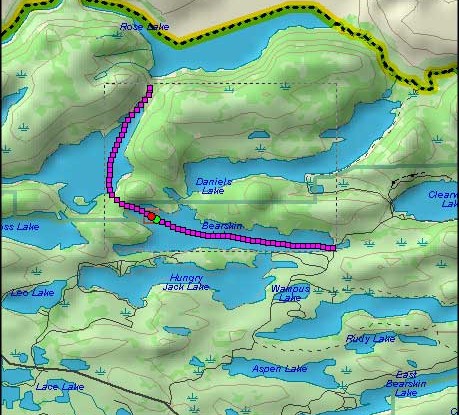 Boundary Waters Map