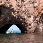 Cave and Kayaker Cave and Kayaker