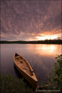 hansel_bryan_100718-125 Sunset canoe BWCA