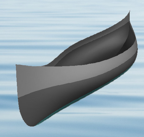 Flat Bottom Canoe