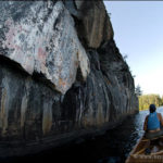 Canoe Country Pictographs Pictographs on Fishdance Lake in the BWCA.