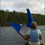 hansel_bryan_100901-685 Canoe sailing on Knife Lake