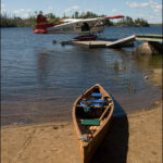 hansel_bryan_100901-811 Sea Gull Lake entry point with a USFS float plane in the background.