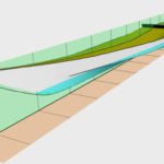 1883 Southwestern kayak 3-D plan view