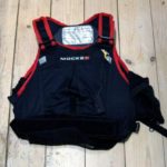 Mocke Raver PFD in black and red.