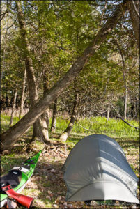 Tarptent Cloudburst 2 at a backcountry campsite on Lake Superior.
