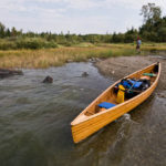 A canoe with a balanced seat position.