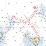 Example of a Navigation fix on a chart.