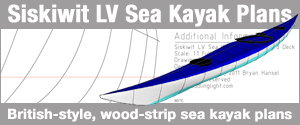 Siskiwit LV wood-strip kayak plans
