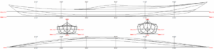 Siskiwit SOF_Linesplan Siskiwit SOF free kayak plans