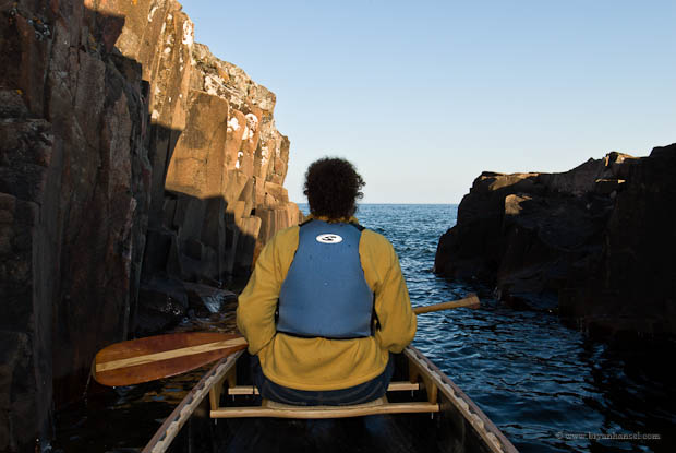 Ursa cedar strip tandem canoe.