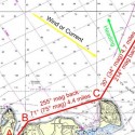 Chart used for navigation