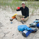 Permalink to Summer and Instruction Speaking Schedule Bryan on the beach cooking supper.