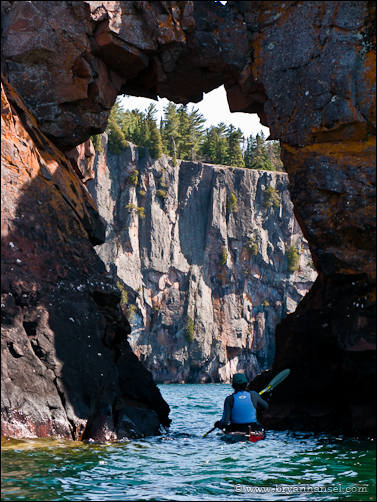 Kayaking Lake Superior's Tettegouche State Park ...