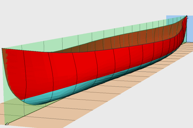 Free Canoe Plans: Malecite Racing Canoe of 1888 ...