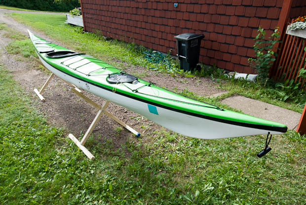 how to build a kayak stand or canoe stand for $20 or less