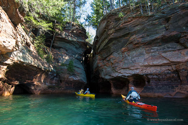Kayaking in the Apostle Island Sea Caves â€¢ PaddlingLight.com