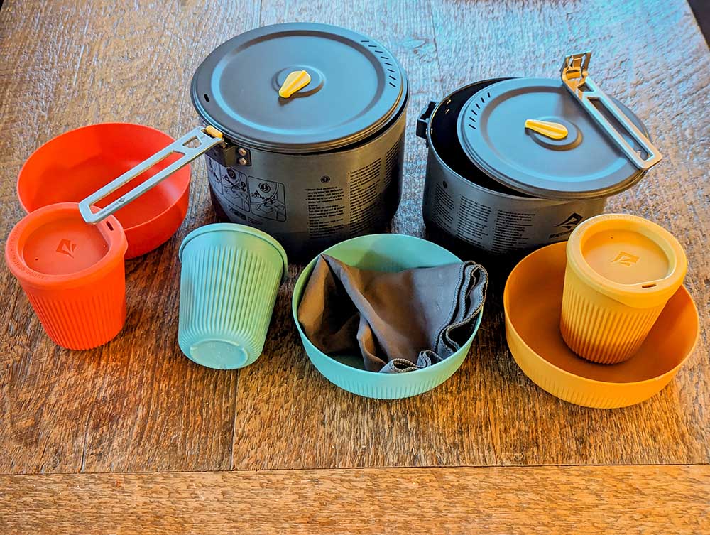 Sea To Summit Stainless Steal Bowl and Pot Cook Set